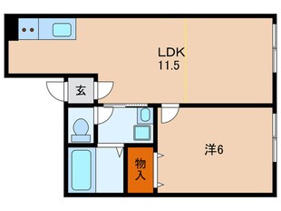 吉岡ハイツの物件間取画像